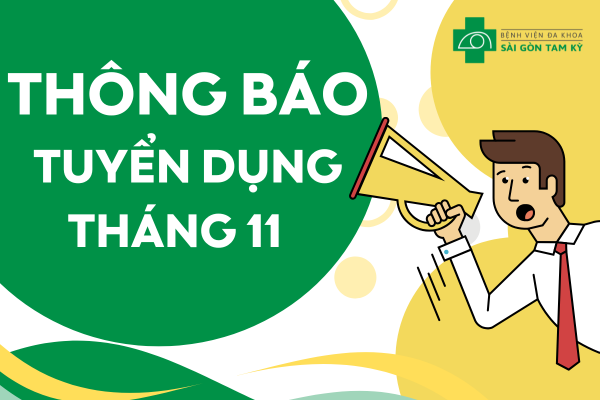 THÔNG BÁO TUYỂN DỤNG THÁNG 11