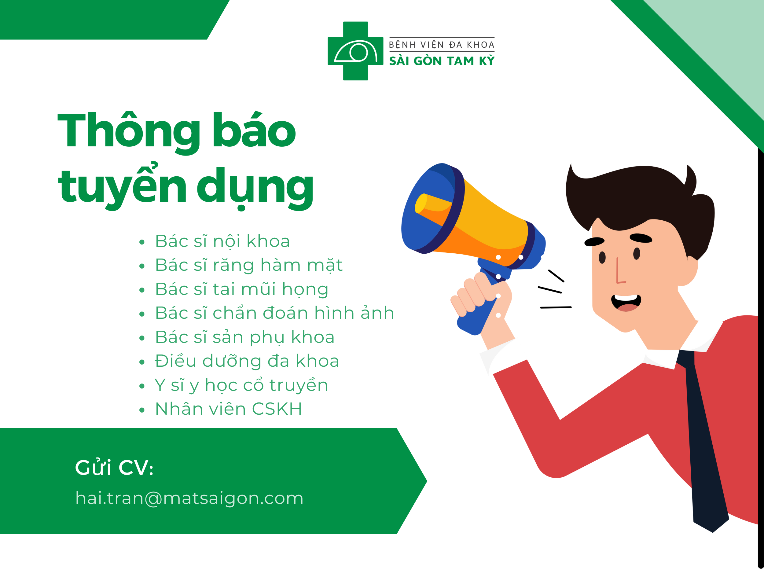 THÔNG BÁO TUYỂN DỤNG THÁNG 9 