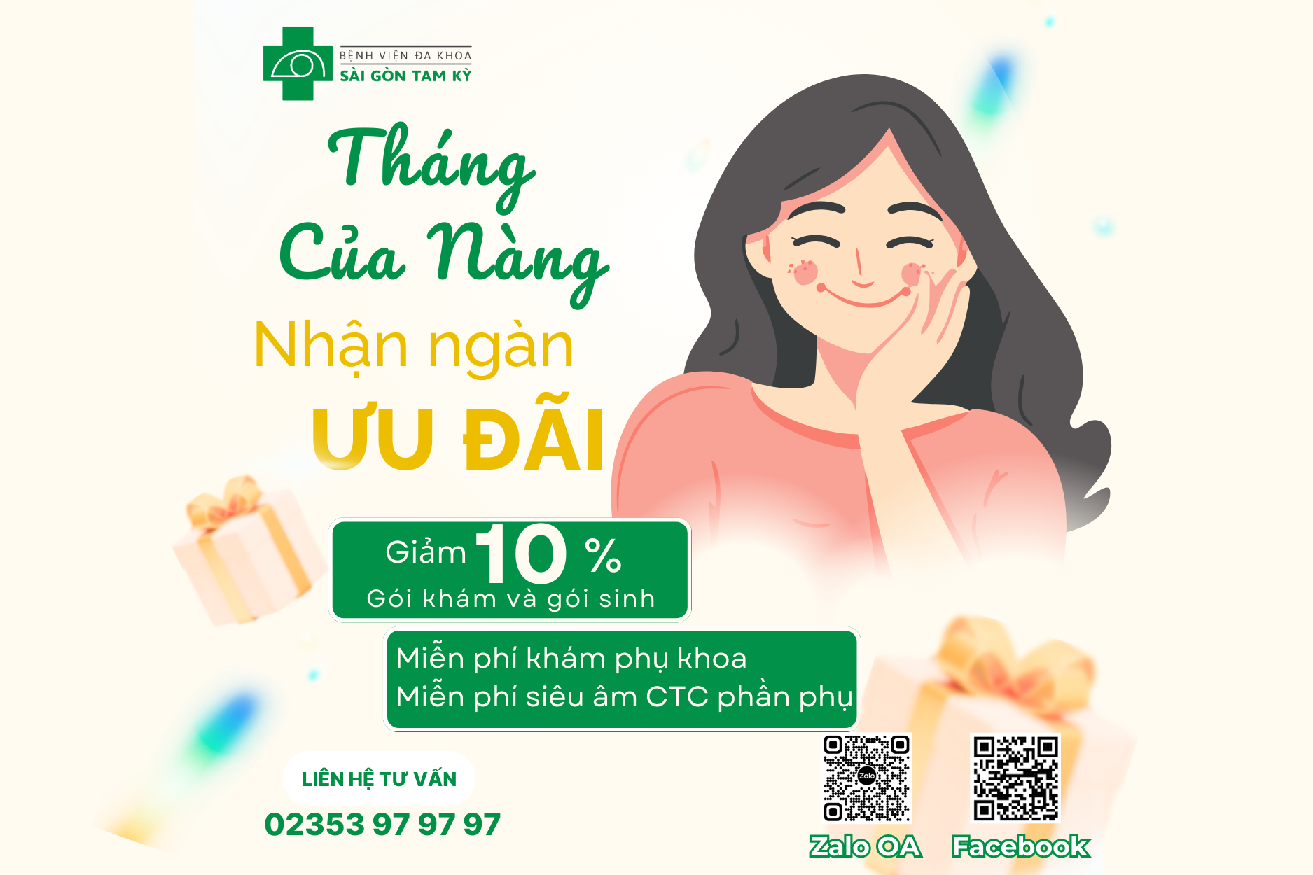 THÁNG CỦA NÀNG - NHẬN NGÀN ƯU ĐÃI