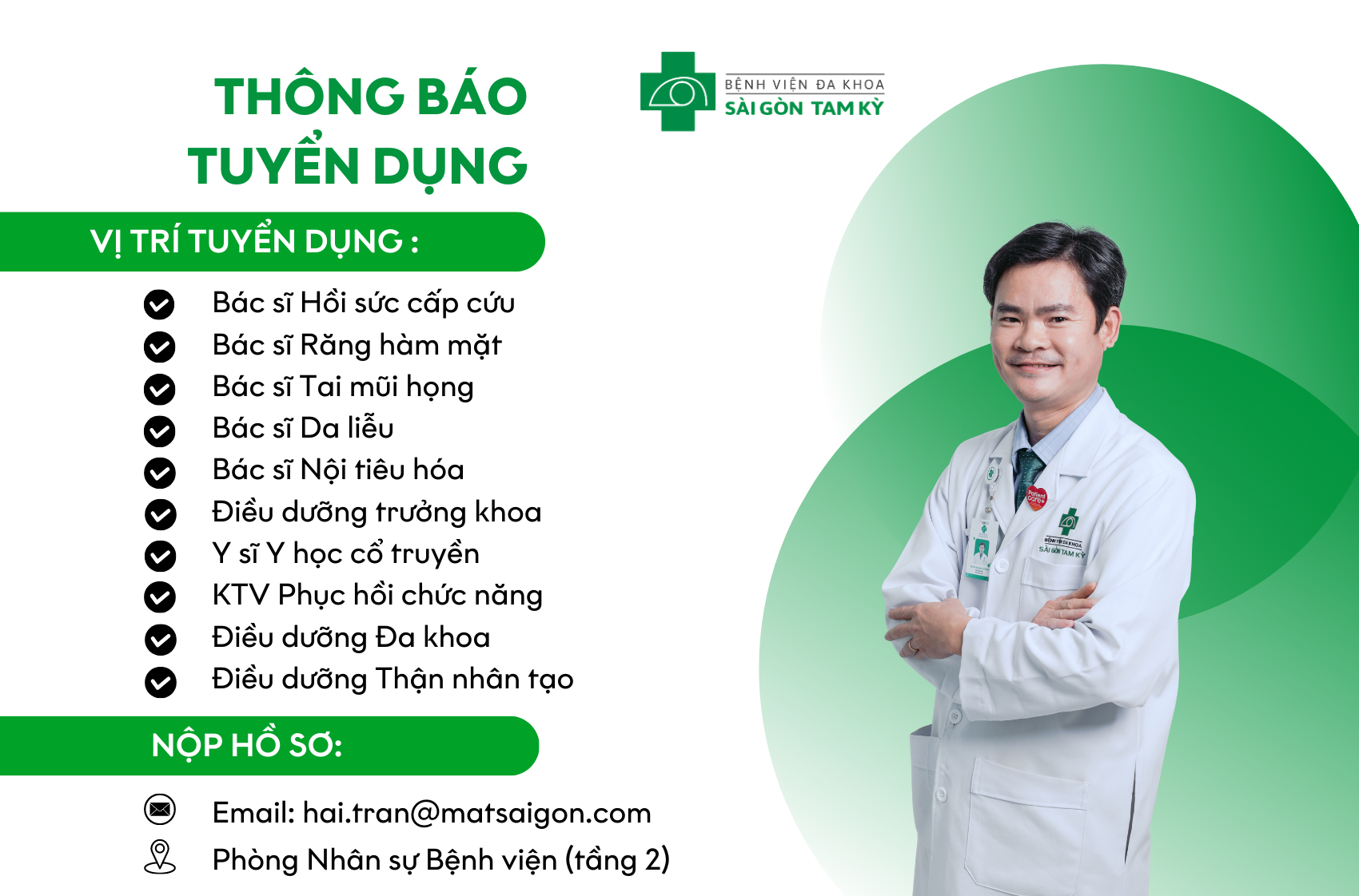 THÔNG BÁO TUYỂN DỤNG THÁNG 5.2023