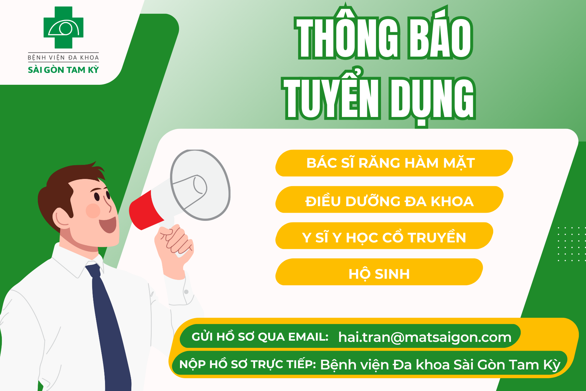 THÔNG BÁO TUYỂN DỤNG THÁNG 8 ĐỢT 2