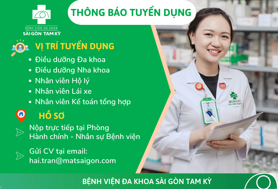 THÔNG BÁO TUYỂN DỤNG THÁNG 9.2022