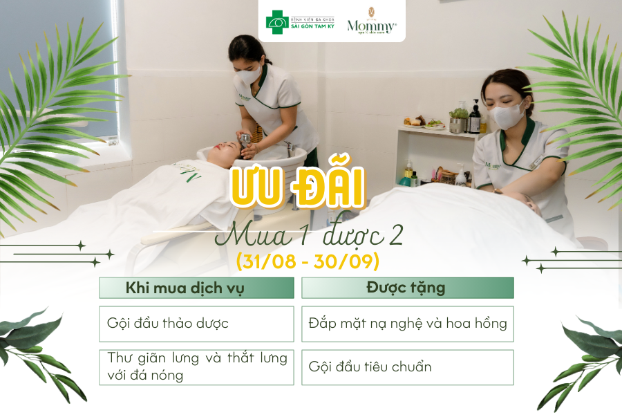 NHÂN ĐÔI TRẢI NGHIỆM SPA - GIÁ CHỈ MỘT CÙNG BỆNH VIỆN ĐA KHOA SÀI GÒN TAM KỲ