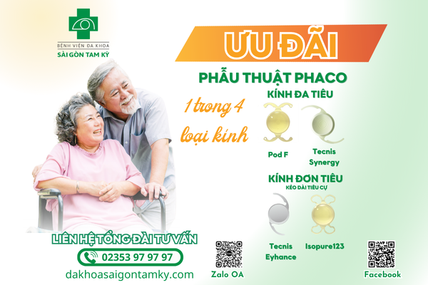 CHƯƠNG TRÌNH ƯU ĐÃI ĐẶC BIỆT DÀNH CHO KHÁCH HÀNG PHẪU THUẬT ĐỤC THỦY TINH THỂ BẰNG KÍNH ĐA TIÊU